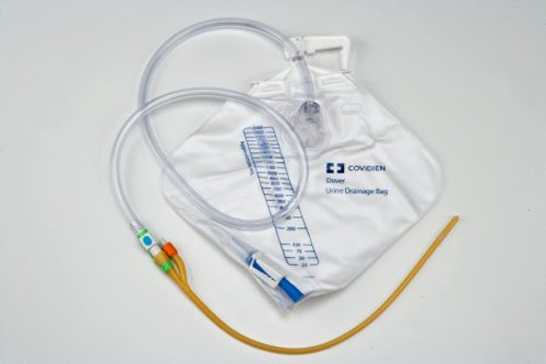 Indwelling Catheter Tray Kenguard Foley 16 Fr. 5 cc Balloon Latex 3716