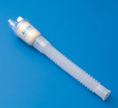 Hygroscopic Condenser Humidifier AirLife 32.3 mg 500 mL 0.9 cm 0.5 LPS / 2.5 cm 1.0 LPS / 3.5 cm 1.5 LPS 003010