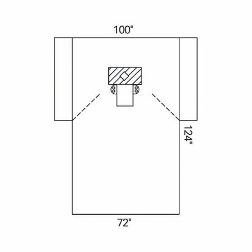 EENT Drape Thyroid Drape 100 W X 72 W X 124 L Inch Sterile 89258 Case/10