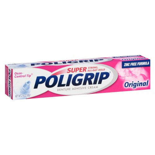 Denture Adhesive Super Poligrip Original Cream 2.4 oz. 31015805455 Each/1