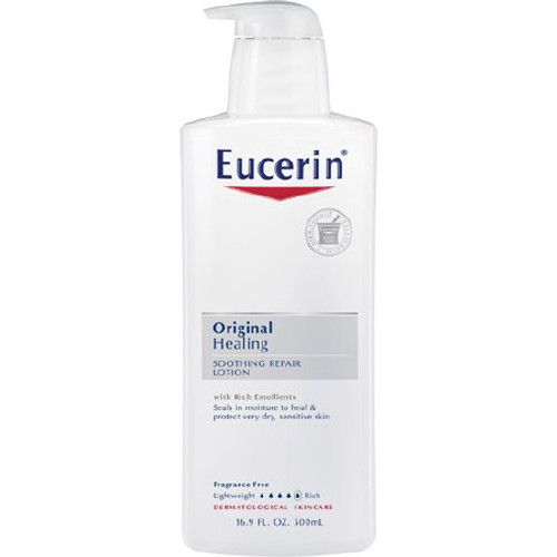 Hand and Body Moisturizer Eucerin Original 16 oz. Pump Bottle Unscented Lotion 72140011020 Each/1