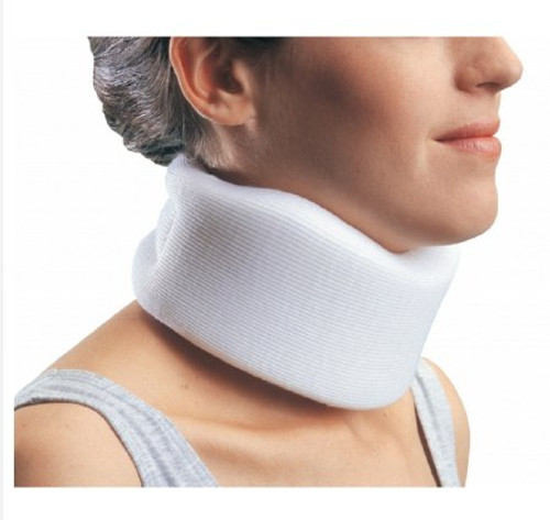 Cervical Collar ProCare Universal Contoured / Medium Density Adult One Size Fits Most One-Piece 2-1/2 Inch Height 24 Inch Length 10-1/2 to 24 Inch Neck Circumference 79-83520 Each/1