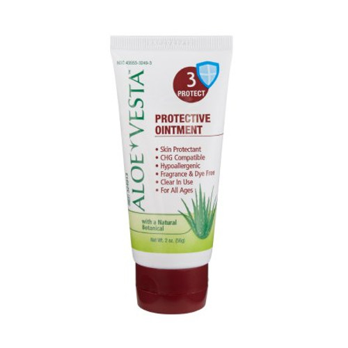 Skin Protectant Aloe Vesta 2 oz. Tube Unscented Ointment CHG Compatible 324913