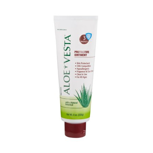 Skin Protectant Aloe Vesta 8 oz. Tube Unscented Ointment CHG Compatible 324908