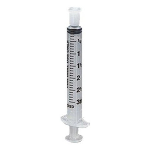 Oral Medication Syringe 3 mL Bulk Pack Luer Slip Tip Without Safety 305220