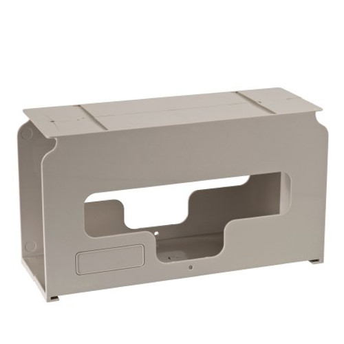 Glove Box Holder SharpSafetyIn-Room Horizontal or Vertical Mounted 2-Box Capacity Beige 4-1/2 X 8 X 12-1/2 Inch Plastic 8555SA