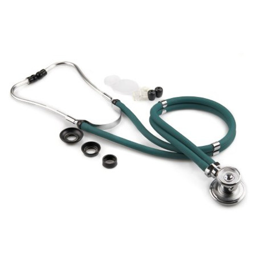 Sprague Stethoscope McKesson LUMEON Teal Blue 2-Tube 22 Inch Tube Double-Sided Chestpiece 01-641TLGM Each/1