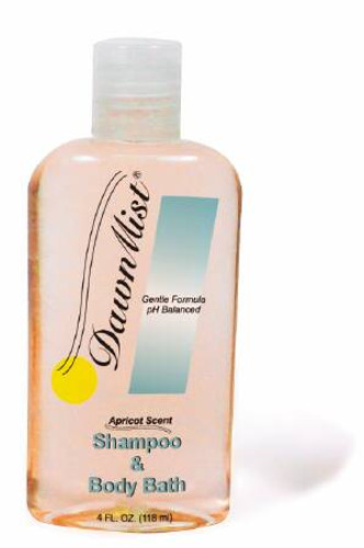 Shampoo and Body Wash DawnMist 4 oz. Flip Top Bottle Apricot Scent MS3367