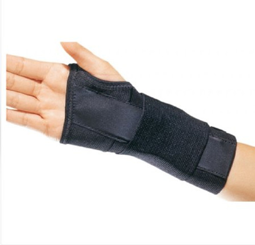 Wrist Brace ProCare CTS Contoured Aluminum / Cotton / Elastic Right Hand Black Medium 79-87155 Each/1