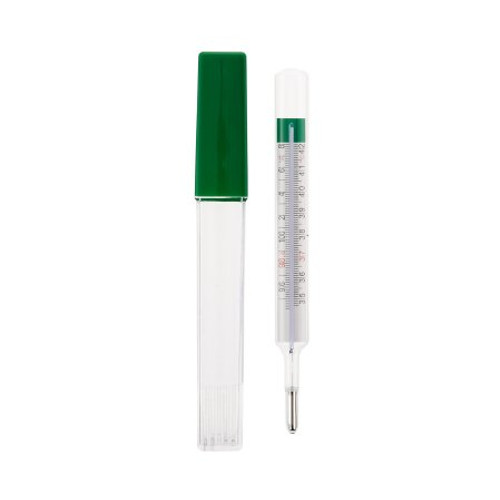 Glass Oral Thermometer Geratherm Glass Mercury Free Oval Shape Fahrenheit / Celsius 20010-100