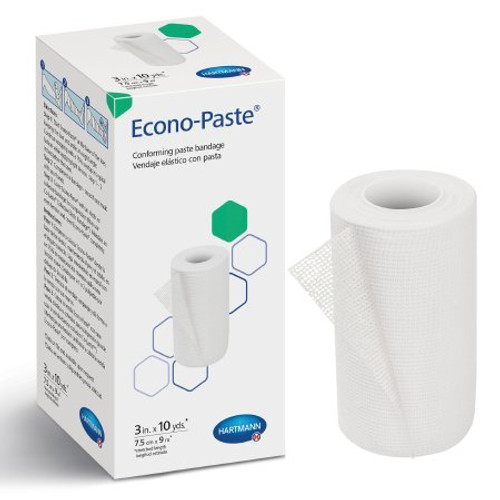 Unna Boot Bandage Econo-Paste 3 Inch X 10 Yard Knitted Gauze Zinc Oxide Paste NonSterile 47300000