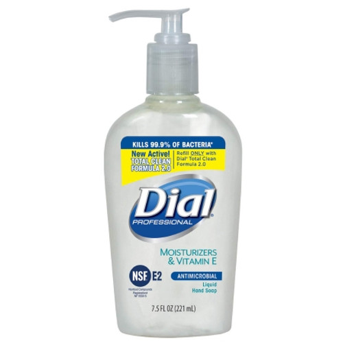 Antimicrobial Soap Dial Professional Liquid 7.5 oz. Pump Bottle Fresh Scent DIA84024