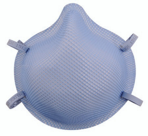 Particulate Respirator / Surgical Mask Moldex Medical N95 Cup Elastic Strap Medium Blue NonSterile ASTM Level 3 Adult 1512