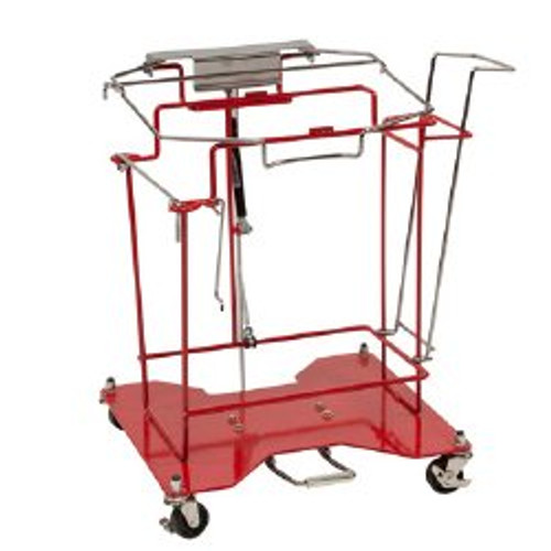 SharpsCart Sharps Collector Cart Foot Operated Cart Metal 8980FP Case/1
