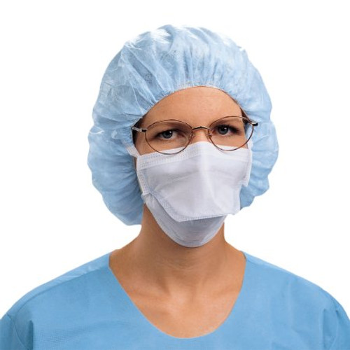 Surgical Mask Duckbill Tie Closure One Size Fits Most Blue NonSterile Not Rated Adult 48220
