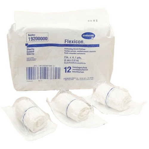 Conforming Bandage Flexicon Polyester 1-Ply 2 Inch X 4-1/10 Yard Roll Shape Sterile 19200000