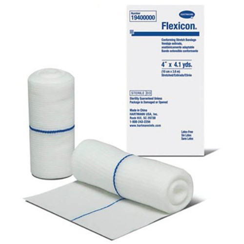 Conforming Bandage Flexicon Polyester 1-Ply 4 Inch X 4-1/10 Yard Roll Shape Sterile 19400000