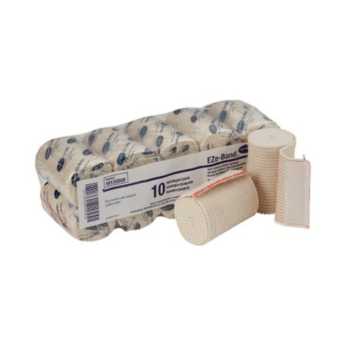 Elastic Bandage EZe-Band 3 Inch X 5 Yard Standard Compression Double Hook and Loop Closure Tan NonSterile 59130000