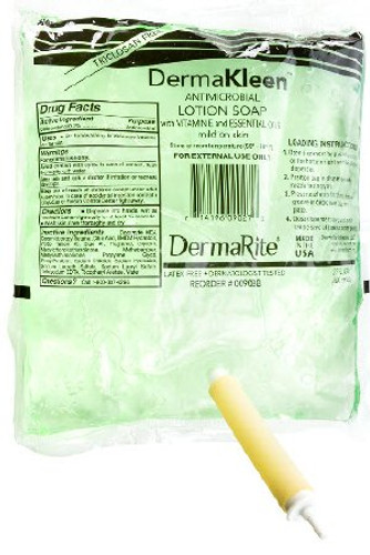 Antimicrobial Soap DermaKleen Lotion 1 000 mL Dispenser Refill Bag Scented 0092BB