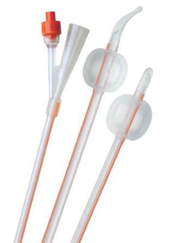 Foley Catheter Cysto-Care 2-Way Standard Tip 15 cc Balloon 18 Fr. Silicone AA6118