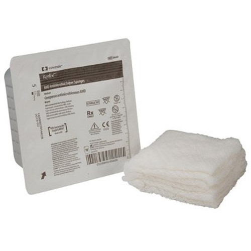 Antimicrobial Gauze Sponge Kerlix AMD Gauze / PHMB 12-Ply 6 X 6-3/4 Inch Rectangle Sterile 6662 Antimicrobial Gauze Sponge Kerlix AMD Gauze / PHMB 12-Ply 6 X 6-3/4 Inch Rectangle Sterile 6662