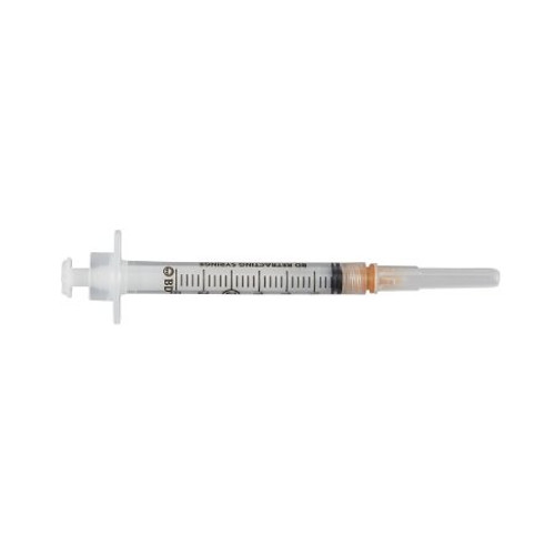 Syringe with Hypodermic Needle Integra 3 mL 25 Gauge 1 Inch Detachable Needle Retractable Needle 305270