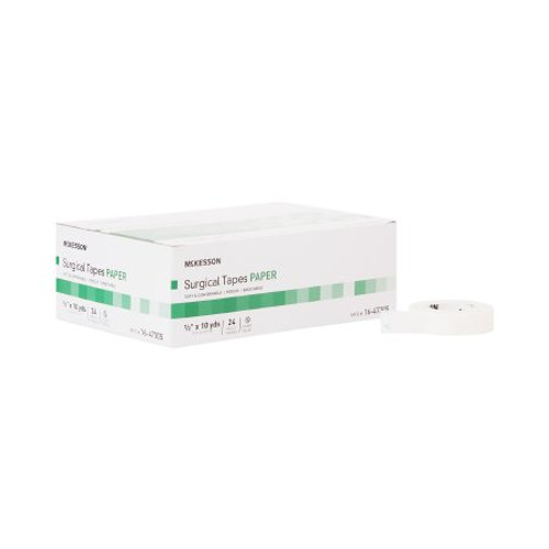 Medical Tape McKesson Air Permeable Paper 1/2 Inch X 10 Yard White NonSterile 16-47305