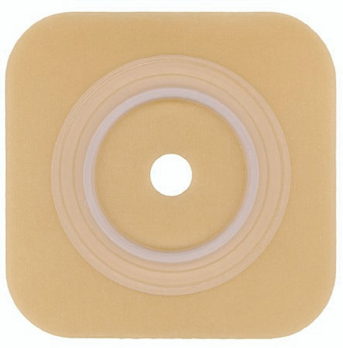 Ostomy Barrier Sur-Fit Natura Trim to Fit Extended Wear Durahesive Without Tape 57 mm Flange Sur-Fit Natura System Hydrocolloid 1-3/8 to 1-3/4 Inch Opening 4 X 4 Inch 413156