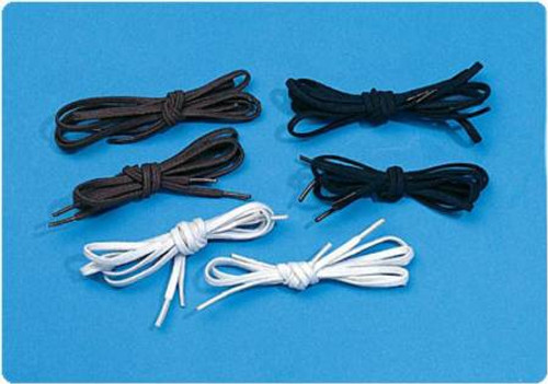 Shoelaces Tylastic Black Elastic 606701 Pack/2
