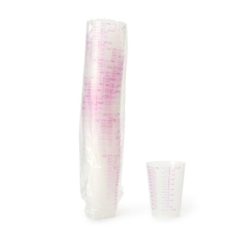 Graduated Drinking Cup Medegen 9 oz. Translucent Plastic Disposable 02068A