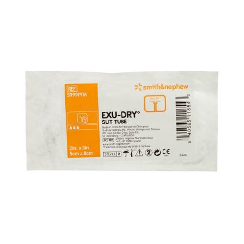 Slit Tube Wound Dressing Exu-Dry Polyethylene / Rayon / Cellulose 2 X 3 Inch 5999PTM