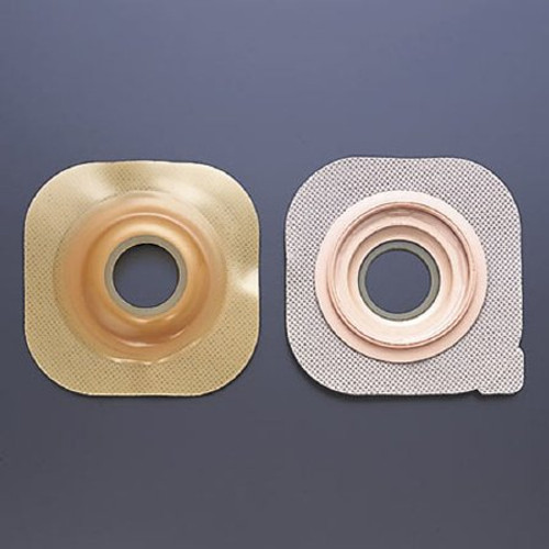 Ostomy Barrier New Image FlexWear Pre-Cut Standard Wear Without Tape 57 mm Flange Red Code System 1-1/8 Inch Opening 15505 Box/5