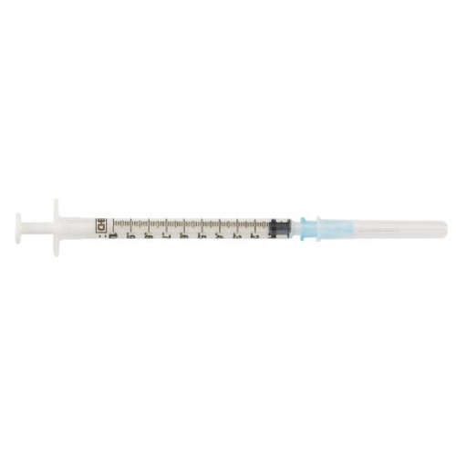 Tuberculin Syringe with Needle PrecisionGlide 1 mL 25 Gauge 5/8 Inch Detachable Needle Without Safety 309626