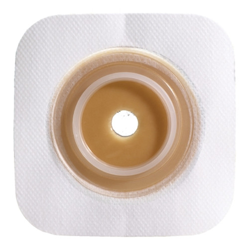 Ostomy Barrier Sur-Fit Natura Pre-Cut Standard Wear Stomahesive Tape 45 mm Flange Sur-Fit Natura System Hydrocolloid 1/2 Inch Opening 4 X 4 Inch 125267 Box/10