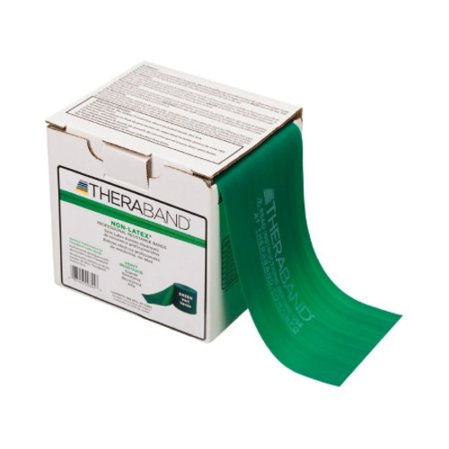 Exercise Resistance Band TheraBand Green 4 Inch X 25 Yard Level 3 Resistance 20344 Each/1