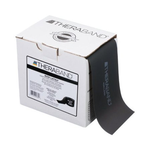 Exercise Resistance Band TheraBand Black 6 Inch X 25 Yard X-Heavy Resistance 20364 Each/1