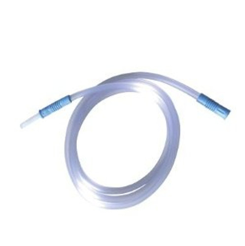 Suction Connector Tubing AMSure 1-1/2 Foot Length 0.188 Inch I.D. Sterile Tube to Tube Connector Clear NonConductive PVC AS820