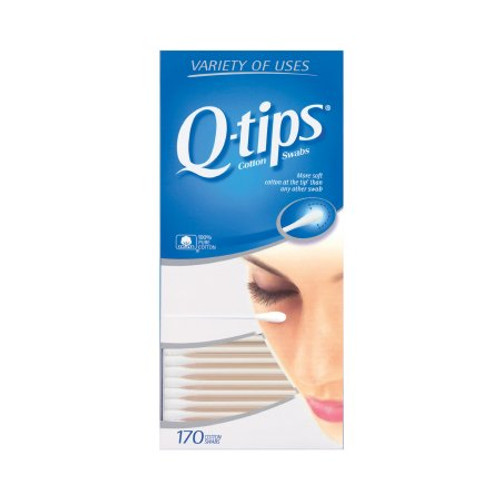 Swabstick Q-Tip Cotton Tip Cotton Shaft 3 Inch NonSterile 170 per Pack 00521507000 Box/1
