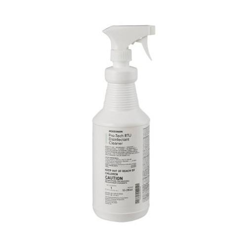 McKesson Pro-Tech Surface Disinfectant Cleaner Ammoniated J-Fill Dispensing Systems Liquid 32 oz. Bottle Floral Scent NonSterile 53-28564