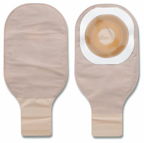 Colostomy Pouch Premier Flextend One-Piece System 12 Inch Length 1-1/4 Inch Stoma Drainable Flat Pre-Cut 8538 Box/10