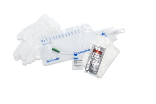 Intermittent Closed System Catheter Kit Self-Cath Straight Tip 16 Fr. Without Balloon Lubricated PVC 1016