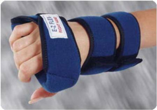 Wrist / Hand / Finger Orthosis Rolyan Multi-Roll Fabric / Metal Right Hand Gray One Size Fits Most 929365 Each/1