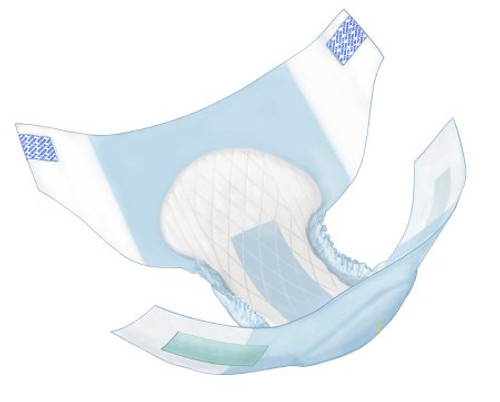 Unisex Adult Incontinence Brief Wings Ultra Medium Disposable Heavy Absorbency 63073