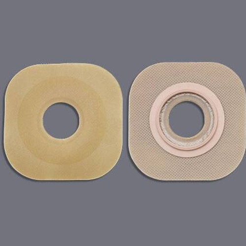 Ostomy Barrier FlexWear Pre-Cut Standard Wear Without Tape 44 mm Flange Green Code System Hydrocolloid 1-1/4 Inch Opening 16406 Box/5