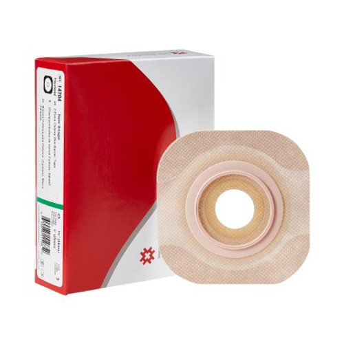 Ostomy Barrier New Image Flextend Pre-Cut Extended Wear Adhesive Tape 44 mm Flange Green Code System Hydrocolloid 1 Inch Opening 14704 Box/5