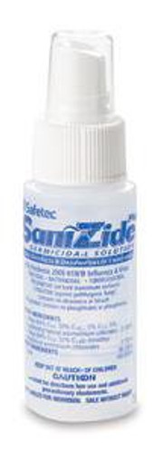 SaniZide Plus Surface Disinfectant Cleaner Quaternary Based Pump Spray Liquid 4 oz. Bottle Ammonia Scent NonSterile 34800