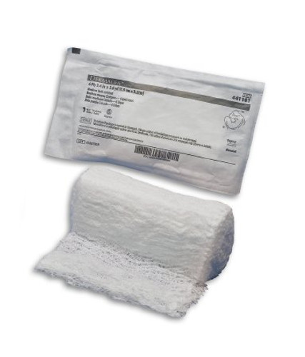 Fluff Bandage Roll Dermacea Gauze 6-Ply 3-2/5 Inch X 3-1/2 Yard Roll Shape Sterile 441101
