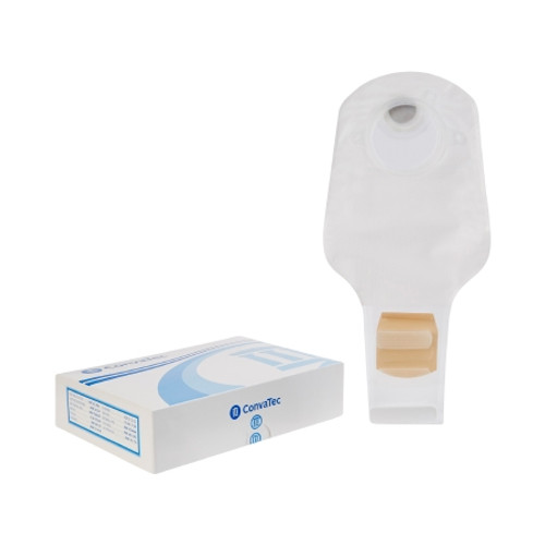 Ostomy Pouch Sur-Fit Natura Two-Piece System 12 Inch Length Drainable 411361