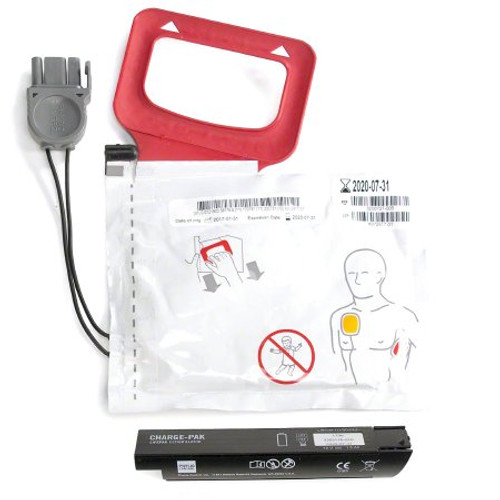 Replacement Kit LIFEPAK CR Plus Includes 1 set of electrode pads 1 CHARGE-PAK charging unit and discharger CHARGE-PAK charging unit and QUIK-PAK pacing/defibrillation/ECG electrode pads 11403-000002 Each/1