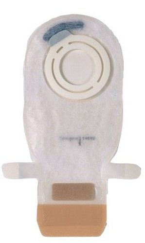 Ostomy Pouch Assura AC EasiClose Two-Piece System 1 Inch Stoma 14682 Box/10